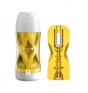 Japan GALAKU Touch In Vibration Sucking Mastubator Cup (Chargeable - Desert)